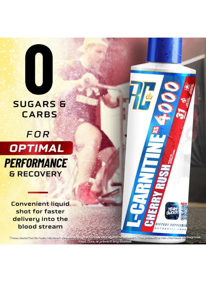 Ronnie Coleman L-Carnitine 4000 XS 465ml Cherry Rush - Image 4